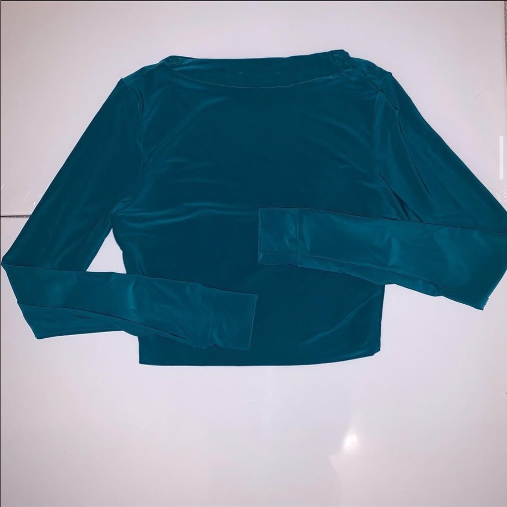 Teal slinky top (Matching skirt)